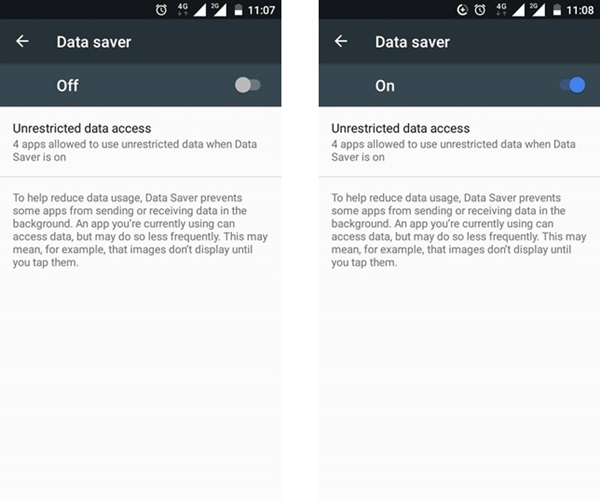 วิธีประหยัดอินเทอร์เน็ตมือถือด้วยฟีเจอร์ Data Saver
