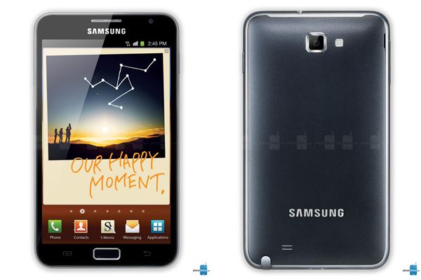 วิวัฒนาการมือถือ Samsung Galaxy Note