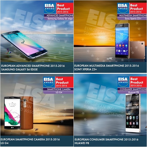 มือถือ 4 รุ่นที่ได้รับรางวัล EISA Awards