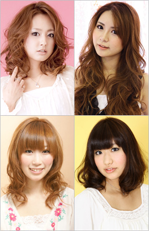 ทรงผมดัดยาว