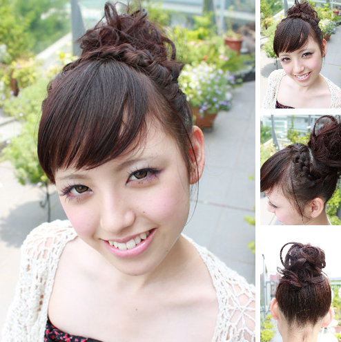 เกล้าผม การเกล้าผม เกล้าผม การเกล้าผม