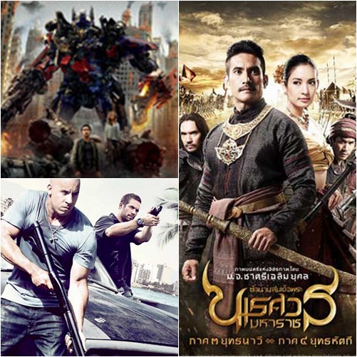 เปิดสถิติรายได้ภาพยนตร์ครึ่งปีแรก ประจำปี 2554