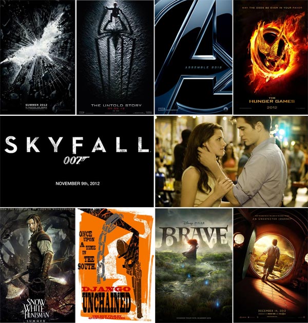 10 สุดยอดหนังน่าดูไม่ควรพลาดปี 2012