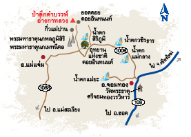 ดอยอินทนนท์ แผนที่ ดอยอินทนนท์ แผนที่