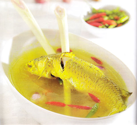 อาหารเด็ก - ปลาต้มขมิ้น