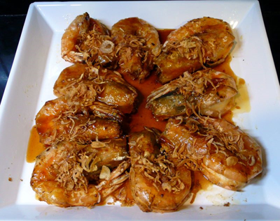 กุ้งทอดซอสมะขาม เมนูประยุกต์ กุ้งลูกเขย กุ้งทอดซอสมะขาม เมนูประยุกต์ กุ้งลูกเขย