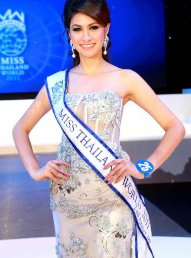 ซาร่าห์ - เขมณัฎฐ์ เสรีเสาวภาคย์ รองอันดับ 2 มิสไทยแลนด์เวิลด์2011