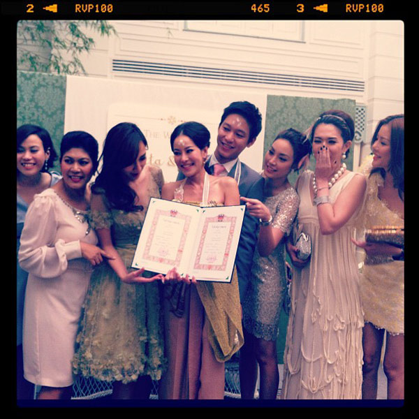 หนิง ปณิตา - จิน จรินทร์ จดทะเบียนสมรสแล้ว