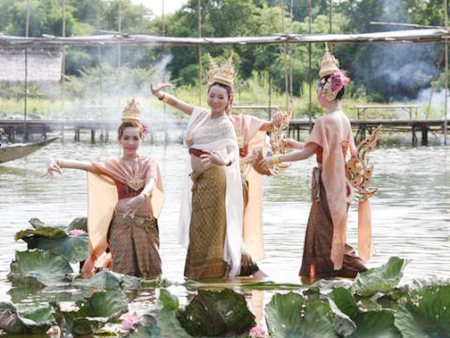 ตลาดน้ำคลองสระบัว ตลาดน้ำคลองสระบัว