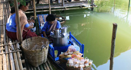 ตลาดน้ำคลองสระบัว ตลาดน้ำคลองสระบัว