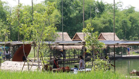 ตลาดน้ำคลองสระบัว ตลาดน้ำคลองสระบัว