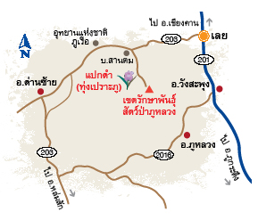 แผนที่ภูหลวง แผนที่ภูหลวง