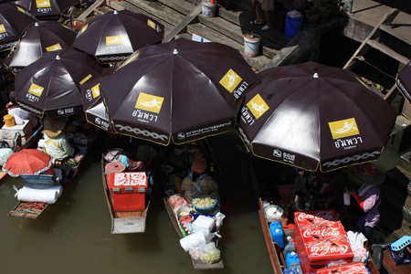 ตลาดน้ำอัมพวา ตลาดน้ำอัมพวา