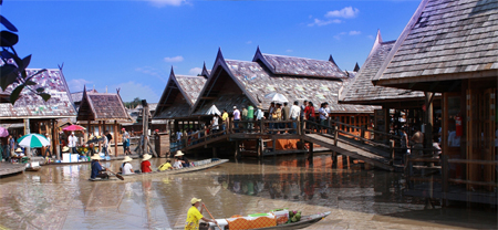 ตลาดน้ำสี่ภาค ตลาดน้ำสี่ภาค