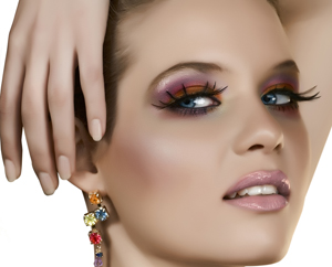 วิธีติดขนตาปลอม