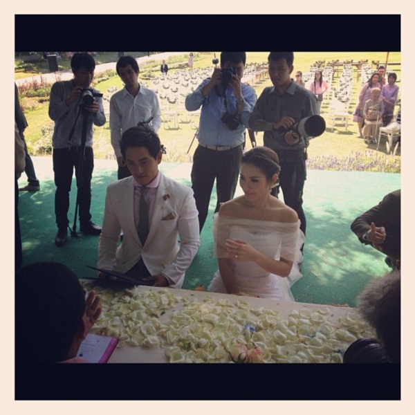 งานแต่งแอฟ สงกรานต์