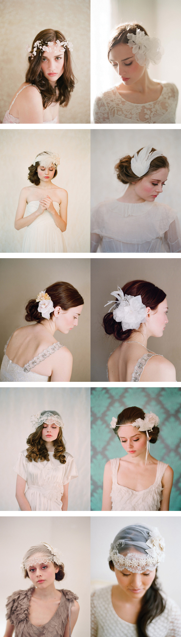 Headpieces น่ารัก ๆ สำหรับเจ้าสาวแสนหวาน
