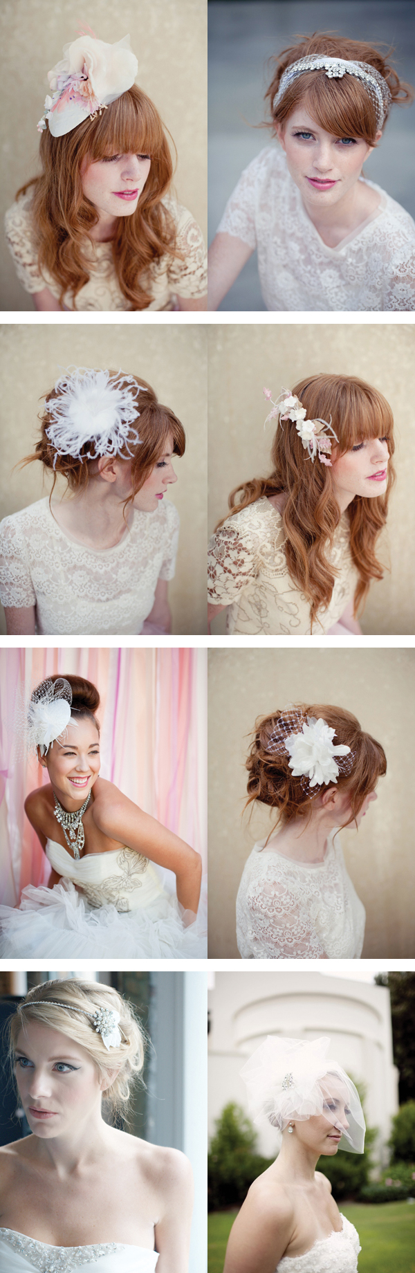 Headpieces น่ารัก ๆ สำหรับเจ้าสาวแสนหวาน