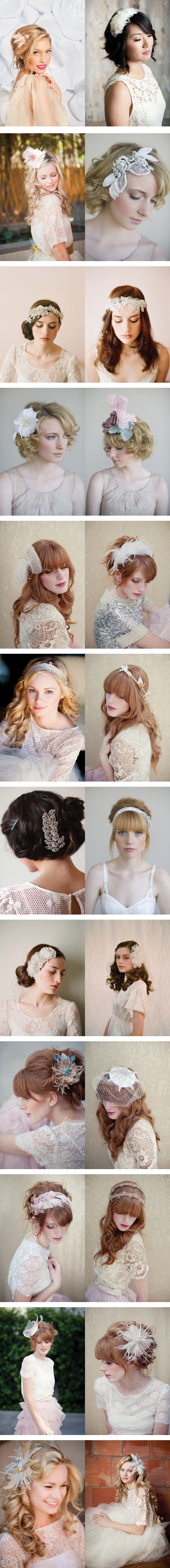Headpieces น่ารัก ๆ สำหรับเจ้าสาวแสนหวาน