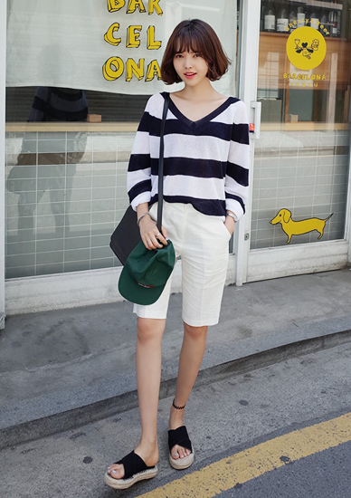 กางเกงขาสั้นสีขาว กางเกงขาสั้นสีขาว