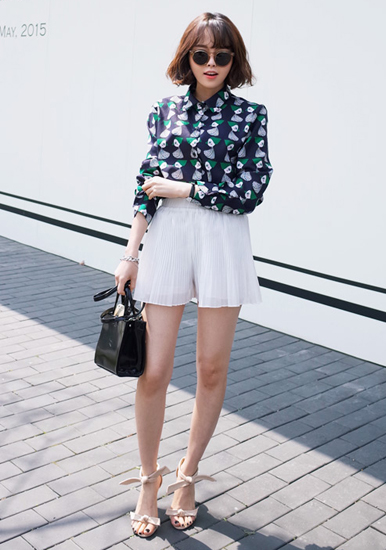 กางเกงขาสั้นสีขาว กางเกงขาสั้นสีขาว