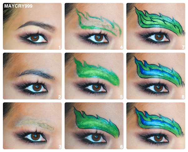 แต่งหน้าแบบนางยักษ์ แต่งหน้าแบบนางยักษ์