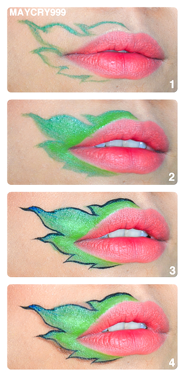 แต่งหน้าแบบนางยักษ์ แต่งหน้าแบบนางยักษ์