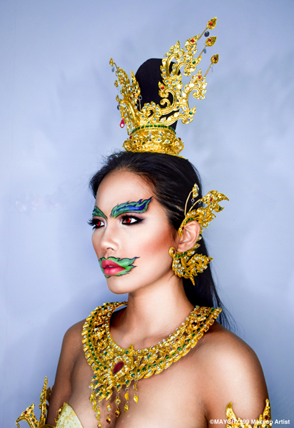 แต่งหน้าแบบนางยักษ์ แต่งหน้าแบบนางยักษ์