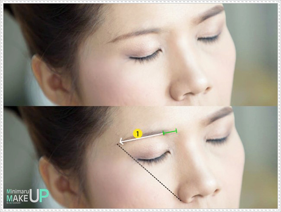 วิธีเขียนคิ้ว วิธีเขียนคิ้ว