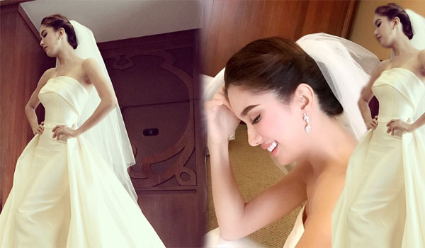 หรือจะมีข่าวดี ? ปู ไปรยา เผยภาพลองชุดเจ้าสาวแล้ว หรือจะมีข่าวดี ? ปู ไปรยา เผยภาพลองชุดเจ้าสาวแล้ว