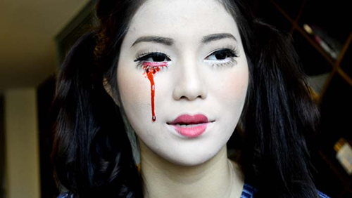 แต่งหน้าฮาโลวีน แต่งหน้าฮาโลวีน