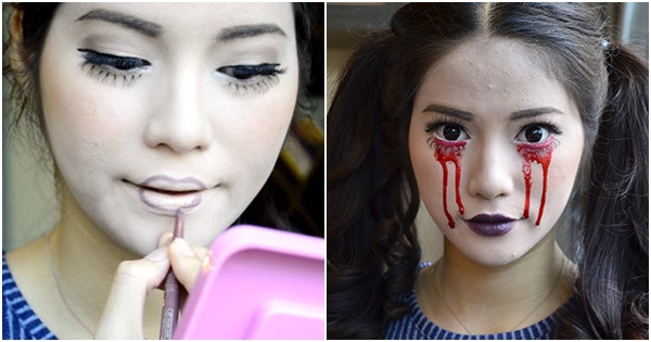 แต่งหน้าฮาโลวีน แต่งหน้าฮาโลวีน