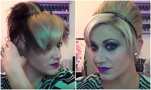 ไอเดียเกล้าผมสั้น ไอเดียเกล้าผมสั้น