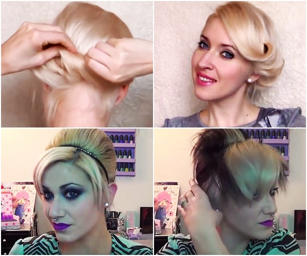 ไอเดียเกล้าผมสั้น ไอเดียเกล้าผมสั้น