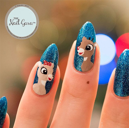 ลายเล็บ คริสต์มาส ลายเล็บ คริสต์มาส