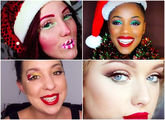 แต่งหน้าคริสต์มาส แต่งหน้าคริสต์มาส