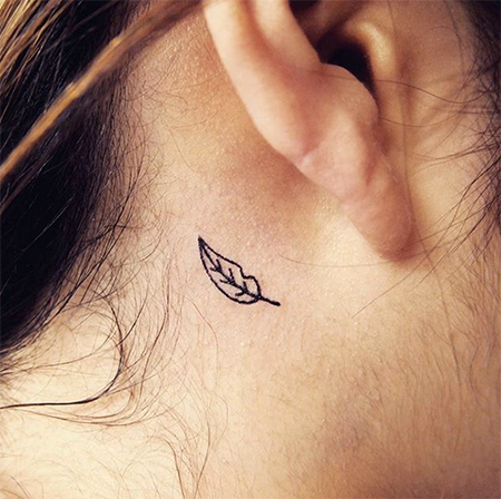 รอยสักใบไม้ รอยสักใบไม้