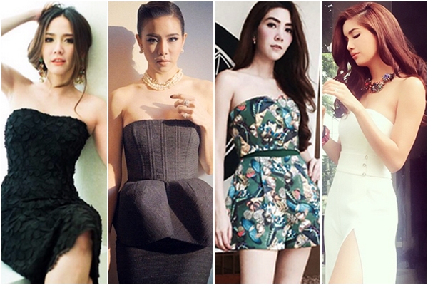 ดารา ใส่เสื้อเกาะอก ดารา ใส่เสื้อเกาะอก