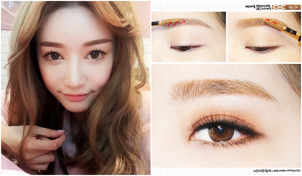 วิธีเขียนคิ้วแบบเกาหลี วิธีเขียนคิ้วแบบเกาหลี