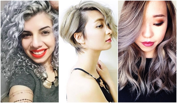 สีผม Ash Gray สีผม Ash Gray