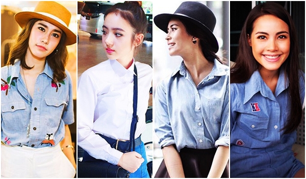 ดาราใส่เสื้อเชิ้ต ดาราใส่เสื้อเชิ้ต