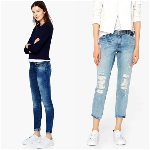 กางเกงยีนส์ยอดนิยมของผู้หญิง กางเกงยีนส์ยอดนิยมของผู้หญิง