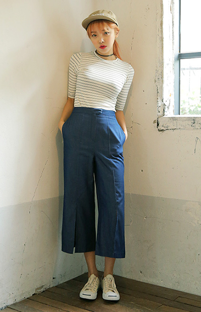 กางเกงขาบานสี่ส่วน ห้าส่วน กางเกงขาบานสี่ส่วน ห้าส่วน