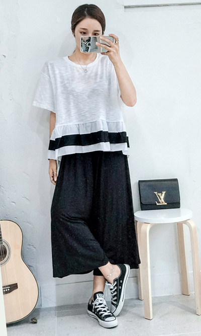 กางเกงขาบานสี่ส่วน ห้าส่วน กางเกงขาบานสี่ส่วน ห้าส่วน