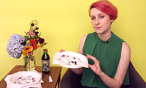 DIY แทททูดอกไม้แห้ง DIY แทททูดอกไม้แห้ง