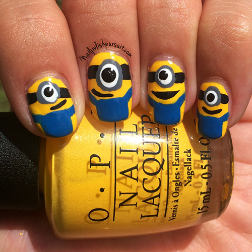 ลายเพ้นท์เล็บมินเนี่ยน ลายเพ้นท์เล็บมินเนี่ยน