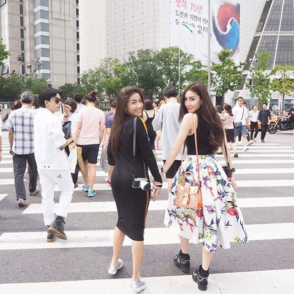 ใบเตย ดาว พิมพ์ทอง เที่ยวเกาหลีใต้ ใบเตย ดาว พิมพ์ทอง เที่ยวเกาหลีใต้