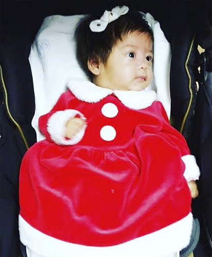 น้องอลิน อรัญ ในชุดซานตี้ ซานต้า น้องอลิน อรัญ ในชุดซานตี้ ซานต้า