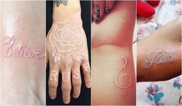 รอยสักสีขาว รอยสักสีขาว