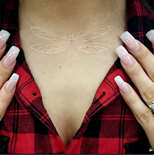 รอยสักสีขาว รอยสักสีขาว